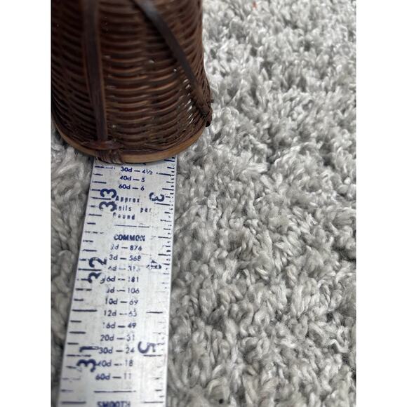 Antique Bamboo Basket Style Tea Strainer Infuser Kitchen Utensil Handmade - Picture 10 of 10